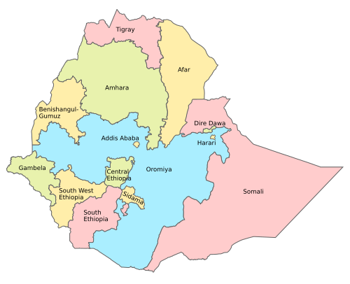 Regions of Ethiopia